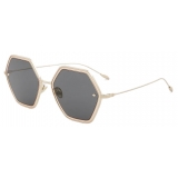 Giorgio Armani - Women’s Hexagonal Sunglasses - Gold - Sunglasses - Giorgio Armani Eyewear