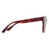 Giorgio Armani - Women’s Irregular Sunglasses - Havana - Sunglasses - Giorgio Armani Eyewear