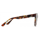 Giorgio Armani - Women’s Irregular Sunglasses - Green Havana - Sunglasses - Giorgio Armani Eyewear