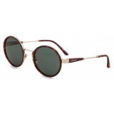 Giorgio Armani - Women’s Panto Sunglasses - Gold Havana - Sunglasses - Giorgio Armani Eyewear