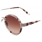 Giorgio Armani - Women’s Panto Sunglasses - Brown Havana - Sunglasses - Giorgio Armani Eyewear