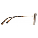 Giorgio Armani - Women’s Square Sunglasses - Pale Gold Havana - Sunglasses - Giorgio Armani Eyewear