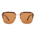 Giorgio Armani - Women’s Square Sunglasses - Rose Gold Havana - Sunglasses - Giorgio Armani Eyewear