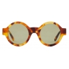 Giorgio Armani - Occhiali da Sole Donna Forma Rotonda - Giallo Havana Verde - Occhiali da Sole - Giorgio Armani Eyewear