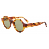 Giorgio Armani - Women’s Round Sunglasses - Yellow Havana Green - Sunglasses - Giorgio Armani Eyewear