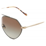 Giorgio Armani - Women’s Irregular Sunglasses - Pale Gold - Sunglasses - Giorgio Armani Eyewear