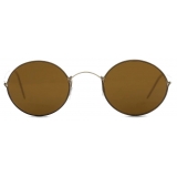 Giorgio Armani - Occhiali da Sole Unisex Forma Ovale - Oro Pallido Marrone - Occhiali da Sole - Giorgio Armani Eyewear
