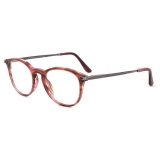 Giorgio Armani - Occhiali da Sole Uomo Forma Panthos - Rosso Rigato - Occhiali da Sole - Giorgio Armani Eyewear