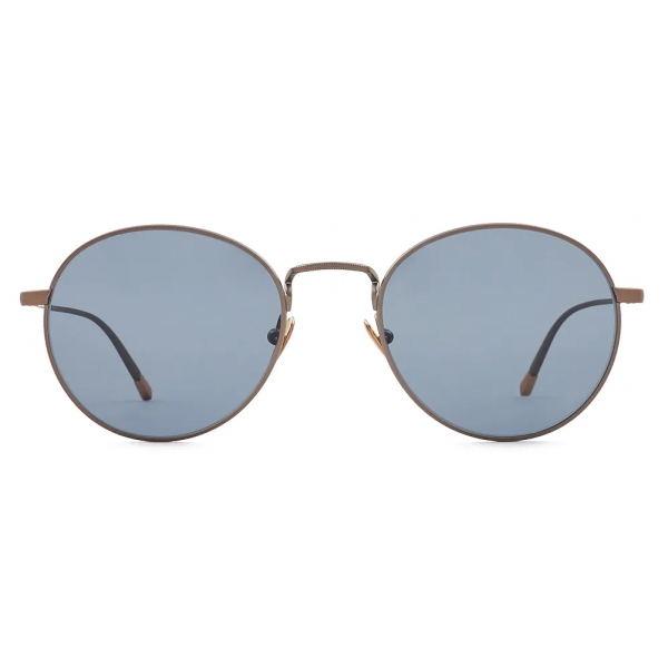 Giorgio Armani - Men’s Panto Sunglasses - Bronze Blue - Sunglasses - Giorgio Armani Eyewear