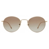 Giorgio Armani - Men’s Panto Sunglasses - Light Gold Brown - Sunglasses - Giorgio Armani Eyewear