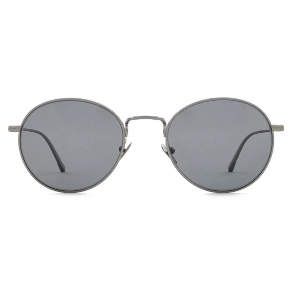 Giorgio Armani - Men’s Panto Sunglasses - Gunmetal Grey - Sunglasses - Giorgio Armani Eyewear