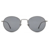 Giorgio Armani - Men’s Panto Sunglasses - Gunmetal Grey - Sunglasses - Giorgio Armani Eyewear