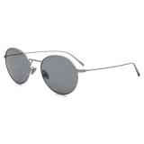 Giorgio Armani - Men’s Panto Sunglasses - Gunmetal Grey - Sunglasses - Giorgio Armani Eyewear