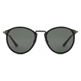 Giorgio Armani - Men’s Panto Sunglasses - Black Green - Sunglasses - Giorgio Armani Eyewear