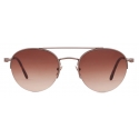 Giorgio Armani - Men’s Panto Sunglasses - Bronze Brown - Sunglasses - Giorgio Armani Eyewear