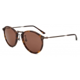 Giorgio Armani - Men’s Panto Sunglasses - Havana Brown - Sunglasses - Giorgio Armani Eyewear