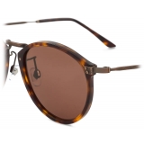 Giorgio Armani - Men’s Panto Sunglasses - Havana Brown - Sunglasses - Giorgio Armani Eyewear