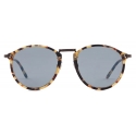 Giorgio Armani - Men’s Panto Sunglasses - Havana Light Blue - Sunglasses - Giorgio Armani Eyewear