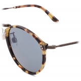 Giorgio Armani - Men’s Panto Sunglasses - Havana Light Blue - Sunglasses - Giorgio Armani Eyewear