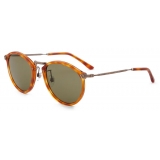 Giorgio Armani - Men’s Panto Sunglasses - Brown Tortoiseshell Green - Sunglasses - Giorgio Armani Eyewear