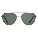 Giorgio Armani - Men’s Pilot Sunglasses - Pale Gold Havana Green - Sunglasses - Giorgio Armani Eyewear