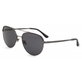 Giorgio Armani - Men’s Pilot Sunglasses - Gunmetal Grey - Sunglasses - Giorgio Armani Eyewear