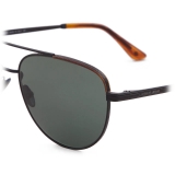 Giorgio Armani - Men’s Pilot Sunglasses - Black Honey Brown - Sunglasses - Giorgio Armani Eyewear