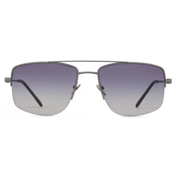 Giorgio Armani - Men's Rectangular Sunglasses - Gunmetal Blue