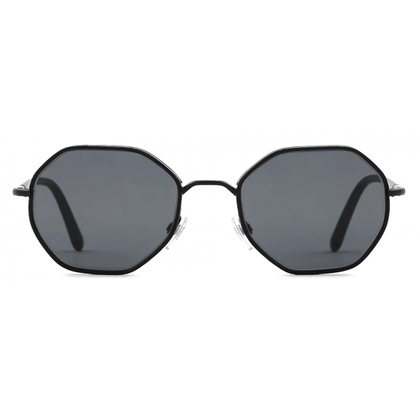 Giorgio Armani - Men’s Rectangular Sunglasses - Black Smoke - Sunglasses - Giorgio Armani Eyewear