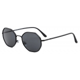 Giorgio Armani - Occhiali da Sole Uomo Forma Rettangolare - Nero Fumo - Occhiali da Sole - Giorgio Armani Eyewear