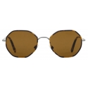 Giorgio Armani - Men’s Rectangular Sunglasses - Gunmetal Havana Brown - Sunglasses - Giorgio Armani Eyewear