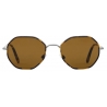 Giorgio Armani - Men’s Rectangular Sunglasses - Gunmetal Havana Brown - Sunglasses - Giorgio Armani Eyewear