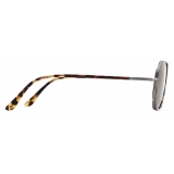 Giorgio Armani - Men’s Rectangular Sunglasses - Gunmetal Havana Brown - Sunglasses - Giorgio Armani Eyewear