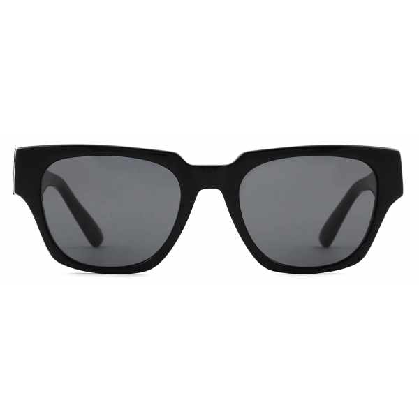 Giorgio Armani Mens Square Sunglasses Black Smoke Sunglasses Giorgio Armani Eyewear 0517