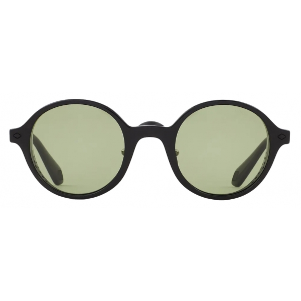 Giorgio Armani - Occhiali da Sole Uomo Forma Rotonda - Nero Verde - Occhiali da Sole - Giorgio Armani Eyewear