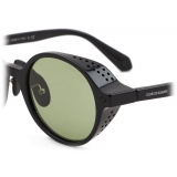 Giorgio Armani - Occhiali da Sole Uomo Forma Rotonda - Nero Verde - Occhiali da Sole - Giorgio Armani Eyewear