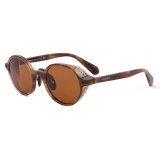 Giorgio Armani - Men’s Round Sunglasses - Opal Brown - Sunglasses - Giorgio Armani Eyewear