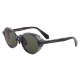 Giorgio Armani - Occhiali da Sole Uomo Forma Rotonda - Opale Grigio Verde - Occhiali da Sole - Giorgio Armani Eyewear