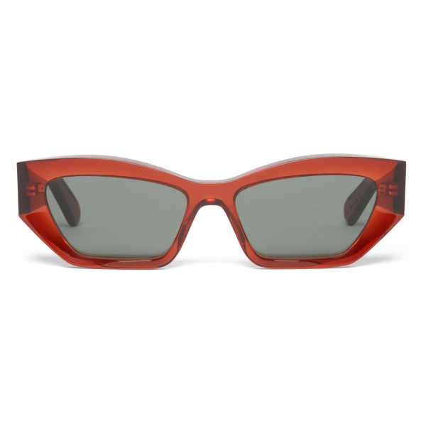 Stella McCartney - Logo Cat‐Eye Sunglasses - Shiny Red - Sunglasses - Stella McCartney Eyewear