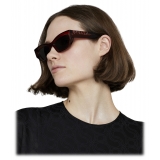 Stella McCartney - Logo Cat‐Eye Sunglasses - Shiny Red - Sunglasses - Stella McCartney Eyewear
