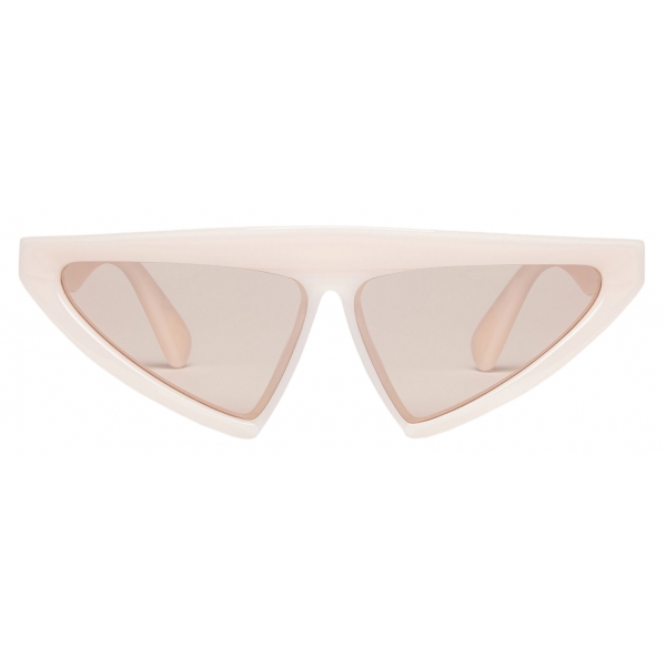 Stella McCartney - Cut-Eye Fashion Sunglasses - Shiny Milky Pink - Sunglasses - Stella McCartney Eyewear