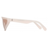 Stella McCartney - Cut-Eye Fashion Sunglasses - Shiny Milky Pink - Sunglasses - Stella McCartney Eyewear