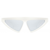 Stella McCartney - Cut-Eye Fashion Sunglasses - Shiny Ivory - Sunglasses - Stella McCartney Eyewear