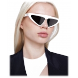 Stella McCartney - Cut-Eye Fashion Sunglasses - Shiny Ivory - Sunglasses - Stella McCartney Eyewear