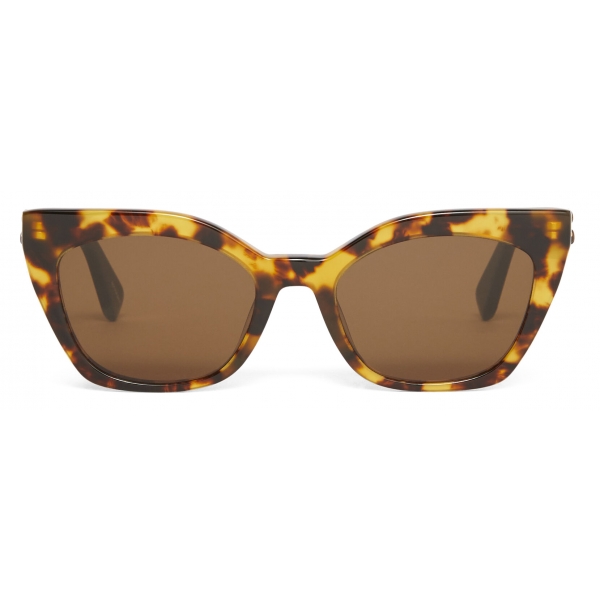 Stella McCartney - Geometric Sunglasses - Havana - Sunglasses - Stella McCartney Eyewear