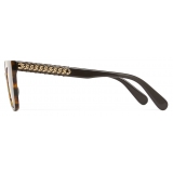Stella McCartney - Geometric Sunglasses - Havana - Sunglasses - Stella McCartney Eyewear