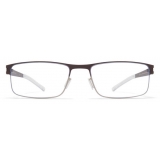 Mykita - Clive - NO1 - Argento Opaco Marrone Scuro - Metal Glasses - Occhiali da Vista - Mykita Eyewear