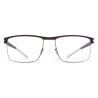 Mykita - Dalton - NO1 - Ebony Brown Cranberry - Metal Glasses - Optical Glasses - Mykita Eyewear