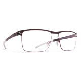 Mykita - Dalton - NO1 - Ebony Brown Cranberry - Metal Glasses - Optical Glasses - Mykita Eyewear