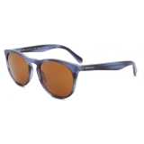 Giorgio Armani - Men’s Bio-Acetate Sunglasses - Striped Blue Brown - Sunglasses - Giorgio Armani Eyewear